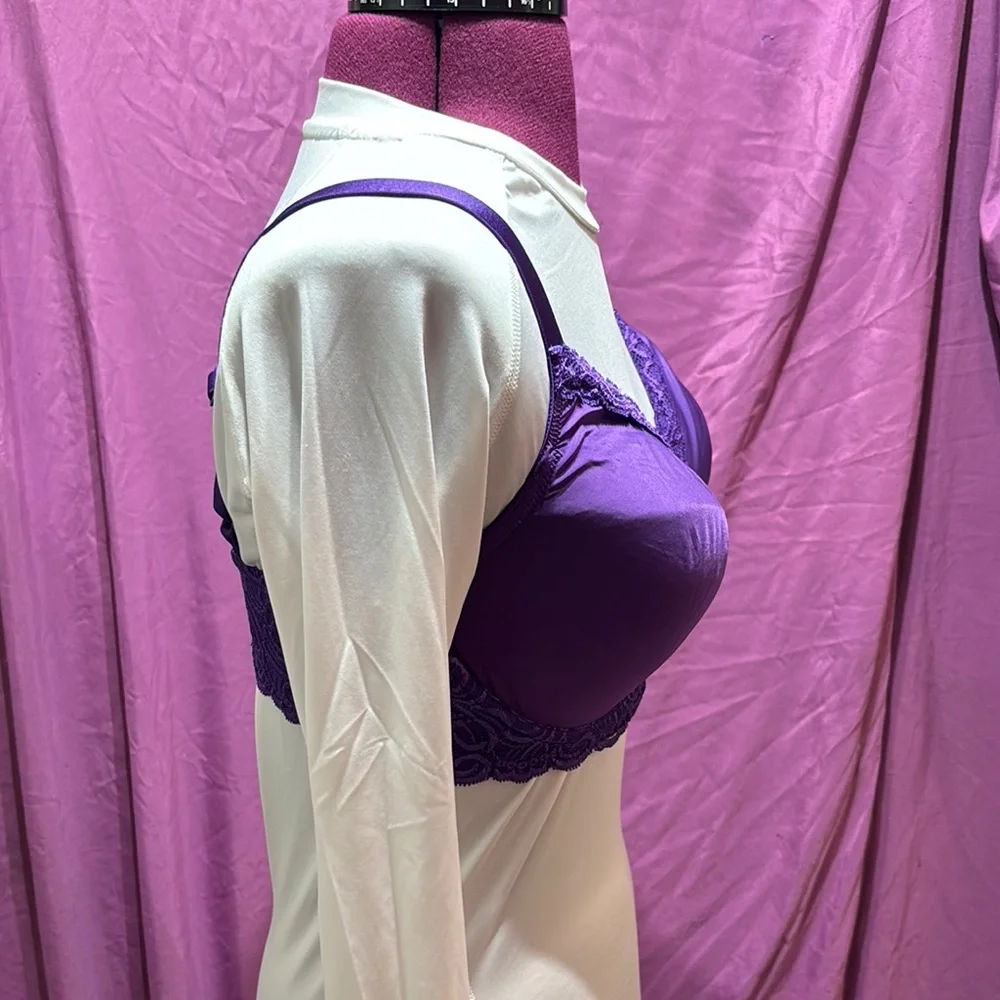 NWT ADORE ME Purple Lace Women's Bra Size 36DDD Very Sexy